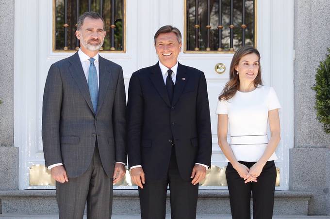 Predsednik Pahor in španski kralj Felipe VI. sta v Madridu odprla razstavo "Neue Slowenische Kunst: Od Kapitala do kapitala"